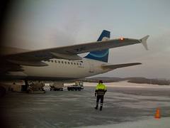 At Ivalo airport