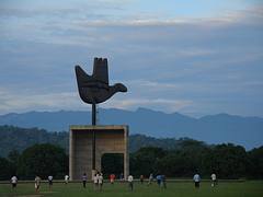 Indian Football at the Open Hand.
