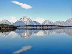 Jackson Lake Teton Reflections 9-11