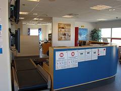 Qaarsut's airport only check-in desk Qaarsut's airport only check-in desk