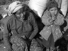 woman and child